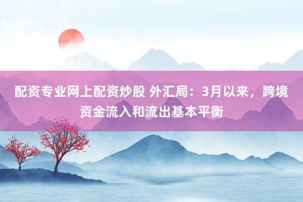 配资专业网上配资炒股 外汇局：3月以来，跨境资金流入和流出基本平衡