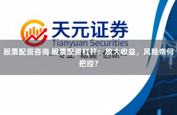 股票配资咨询 股票配资杠杆：放大收益，风险奈何把控？